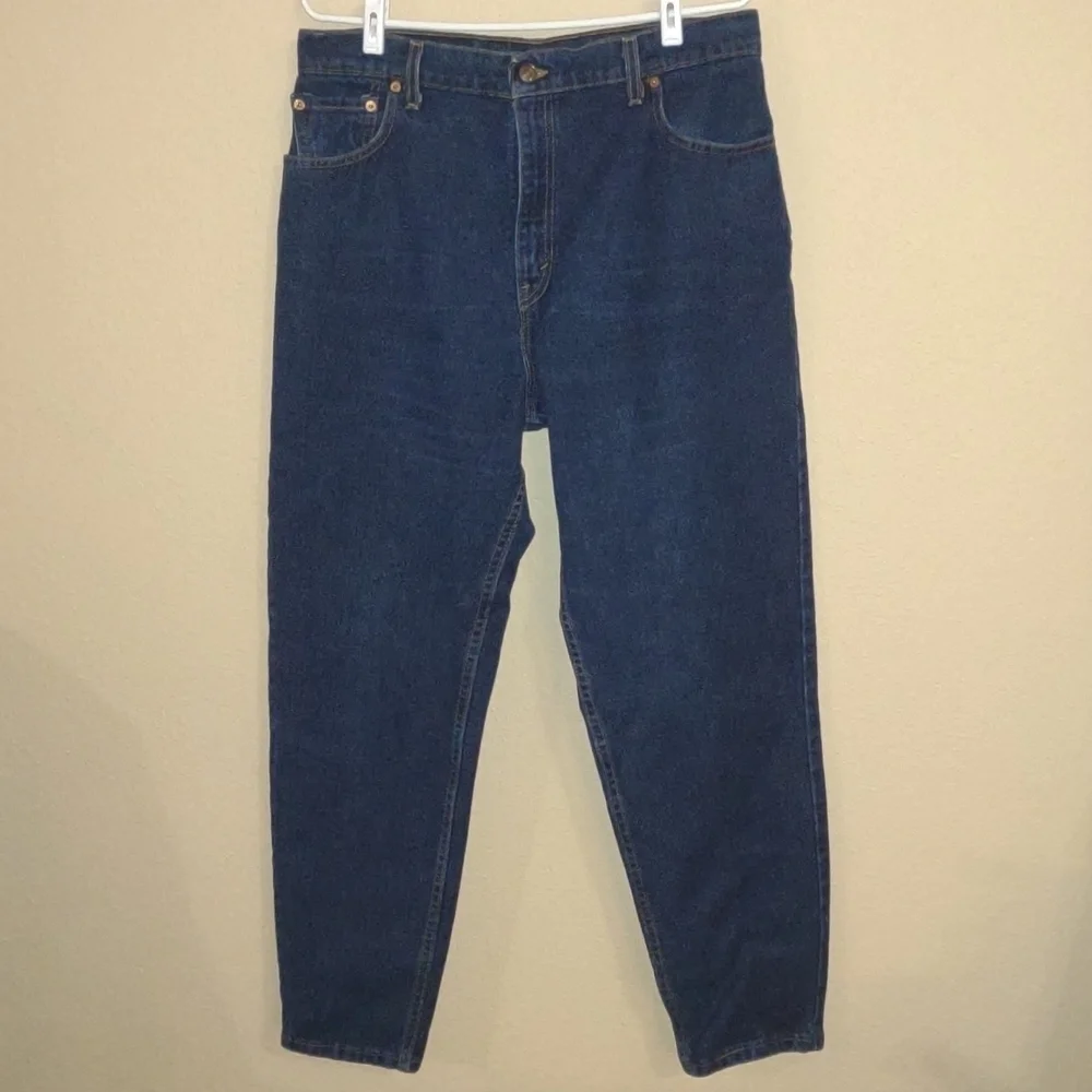 Vintage Levi's 551 Relaxed Fit Tapered Leg Mom Jeans Size 16P